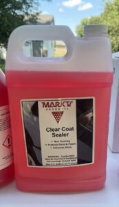 Mark V Clear Coat Sealer by D&M Supply used at Wet Willy's Detailing Smyrna TN